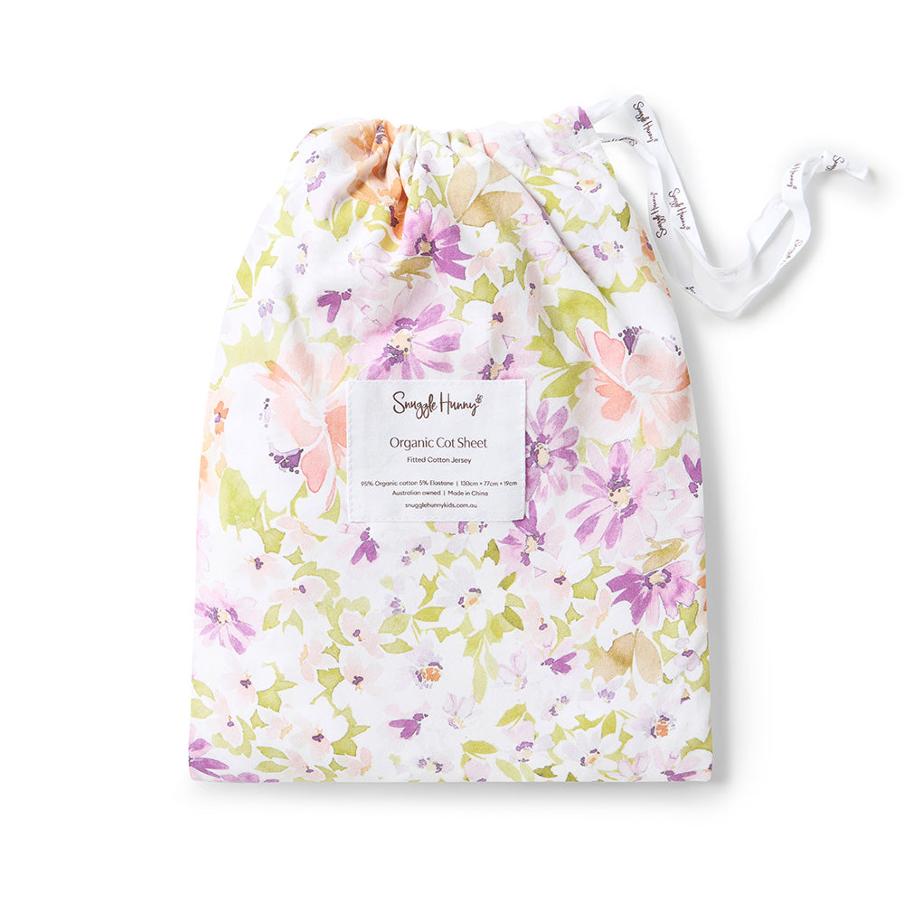 Isla Organic Fitted Cot Sheet - View 4