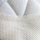 Cream Diamond Knit Organic Baby Blanket - Thumbnail 6