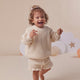 Cream Oversized Cotton Knit Jumper - Thumbnail 21
