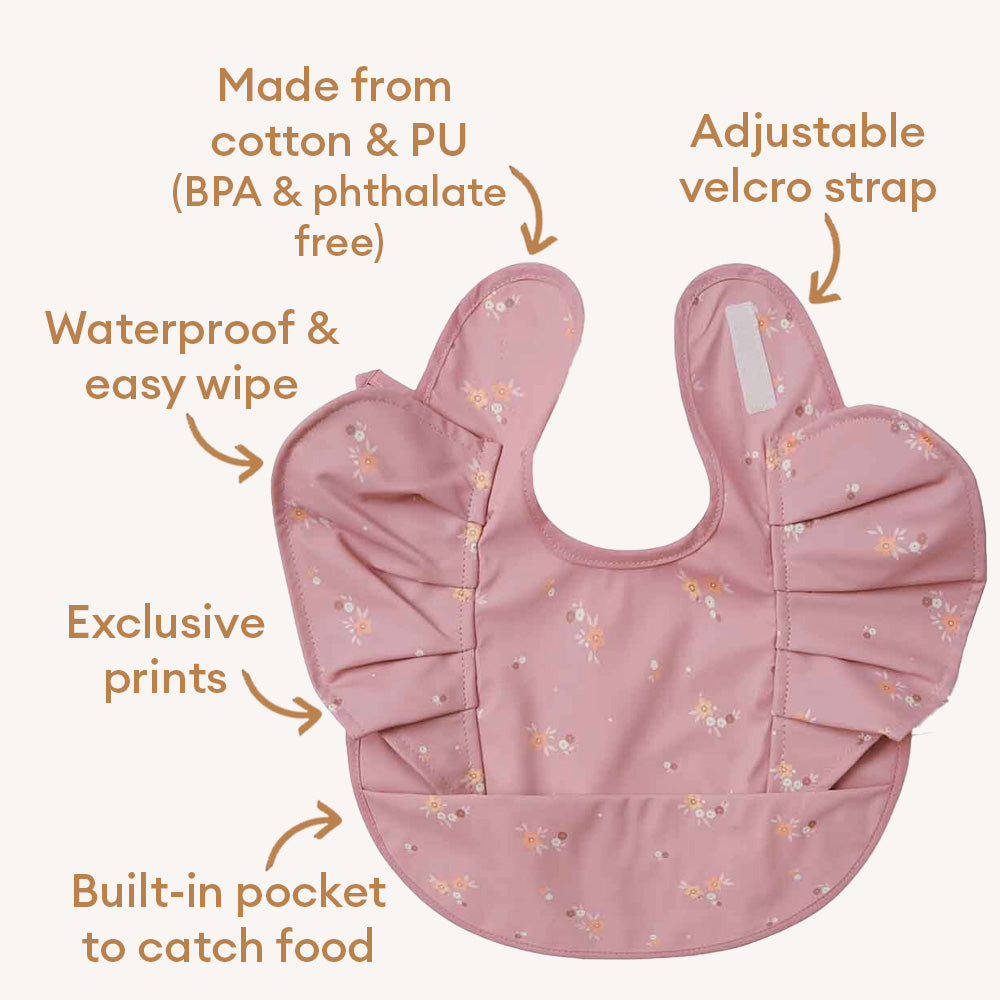 Daisy Frill Snuggle Bib - View 4