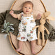 Diggers & Tractors Organic Snuggle Overall Shorts - Thumbnail 7
