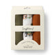 Large Organic Muslin Wraps 3 Pack - Diggers/Olive/Bronze - Thumbnail 1