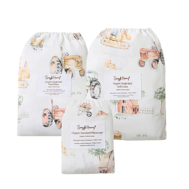 Bundle - Diggers & Tractors Single Bedding | Snuggle Hunny