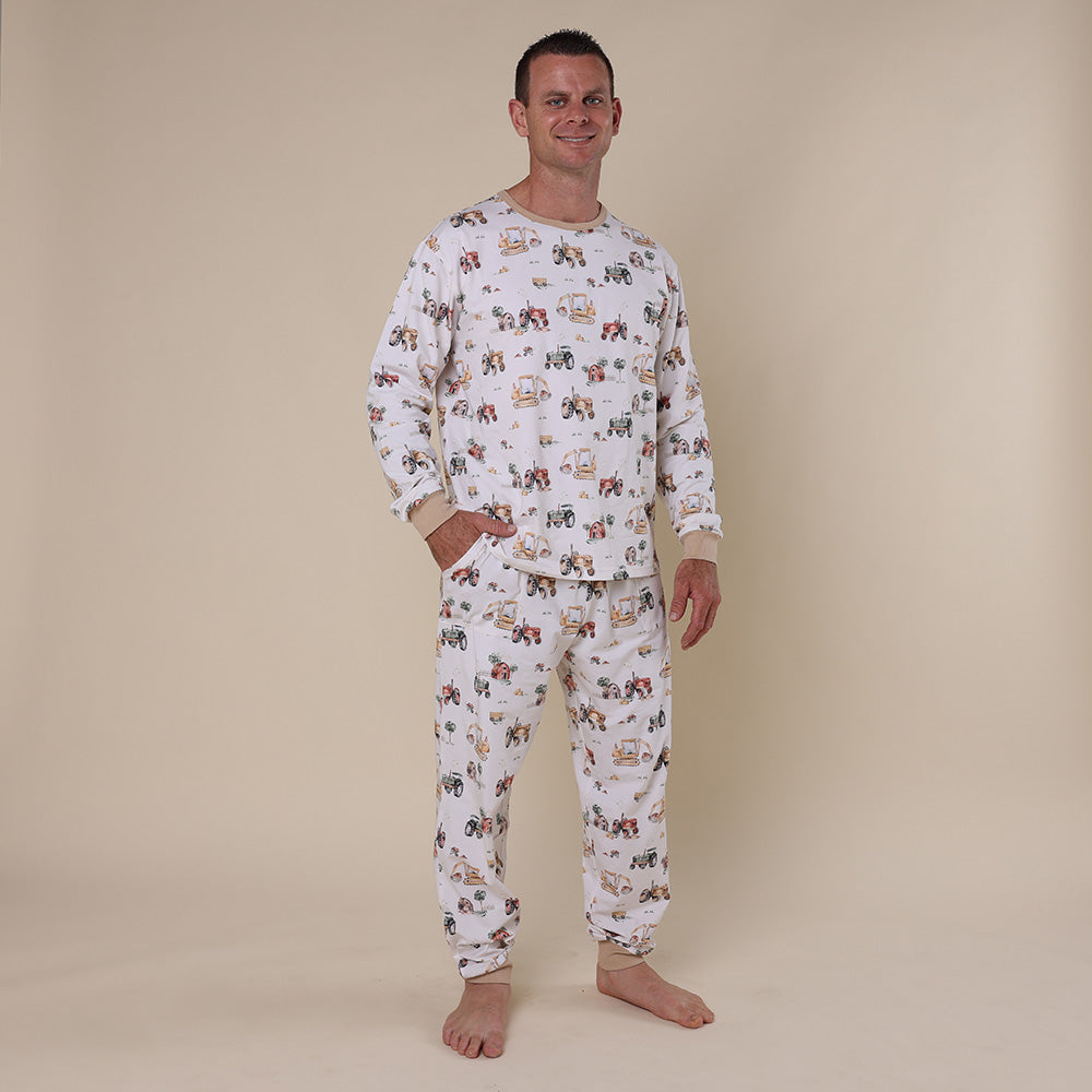 Long Sleeve Pjs Long Sleeve Shelf Bra PJ Set - Main Image