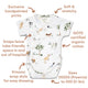 Dog Park Short Sleeve Organic Kimono Bodysuit - Thumbnail 6