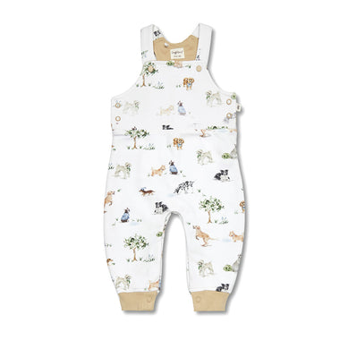 Dog Park Organic Snuggle Overalls | Snuggle Hunny