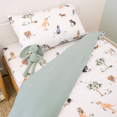 Dog Park Organic Cotton Quilt Cover | Snuggle Hunny