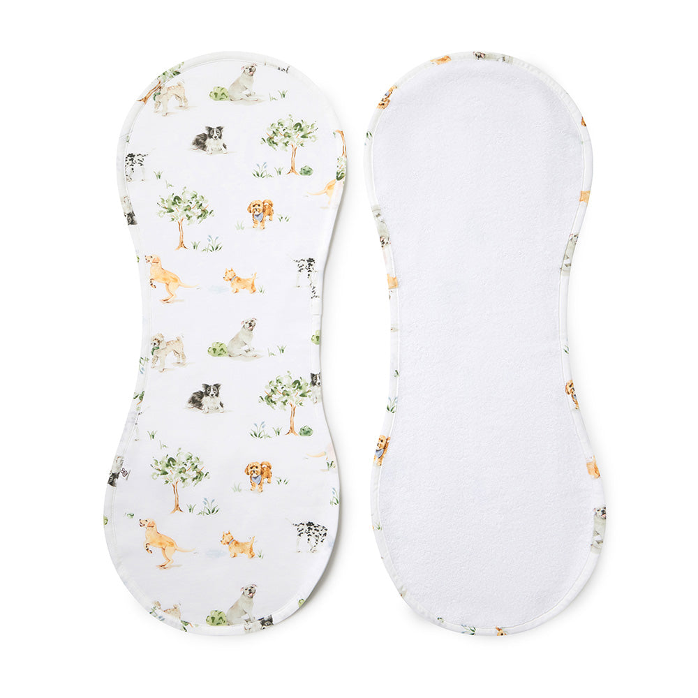 Dog Park Organic Cotton Burp Cloth - View 2