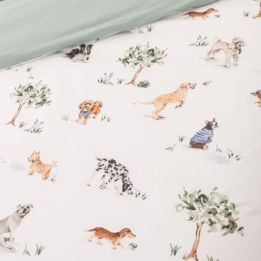Dog Park Organic Cotton Quilt Cover | Snuggle Hunny
