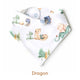 Organic Dribble Bib 2 Pack - Pick Your Prints - Thumbnail 14
