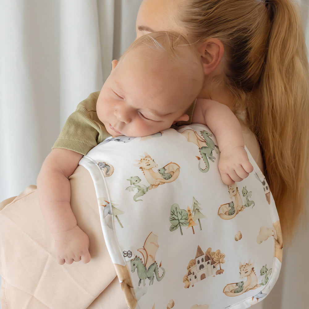 Dragon Organic Cotton Burp Cloth - View 1