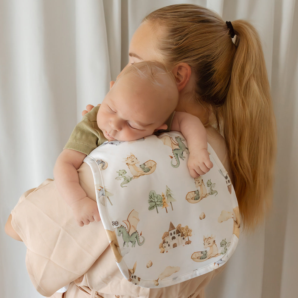Dragon Organic Cotton Burp Cloth - View 6