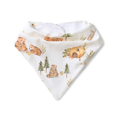 Bears Organic Dribble Bib | Snuggle Hunny