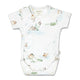 Duck Pond Short Sleeve Organic Kimono Bodysuit - Thumbnail 2