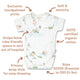 Duck Pond Short Sleeve Organic Kimono Bodysuit - Thumbnail 5