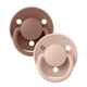 BIBS De Lux Silicone Dummy 2 Pack - Woodchuck/ Blush-Snuggle Hunny