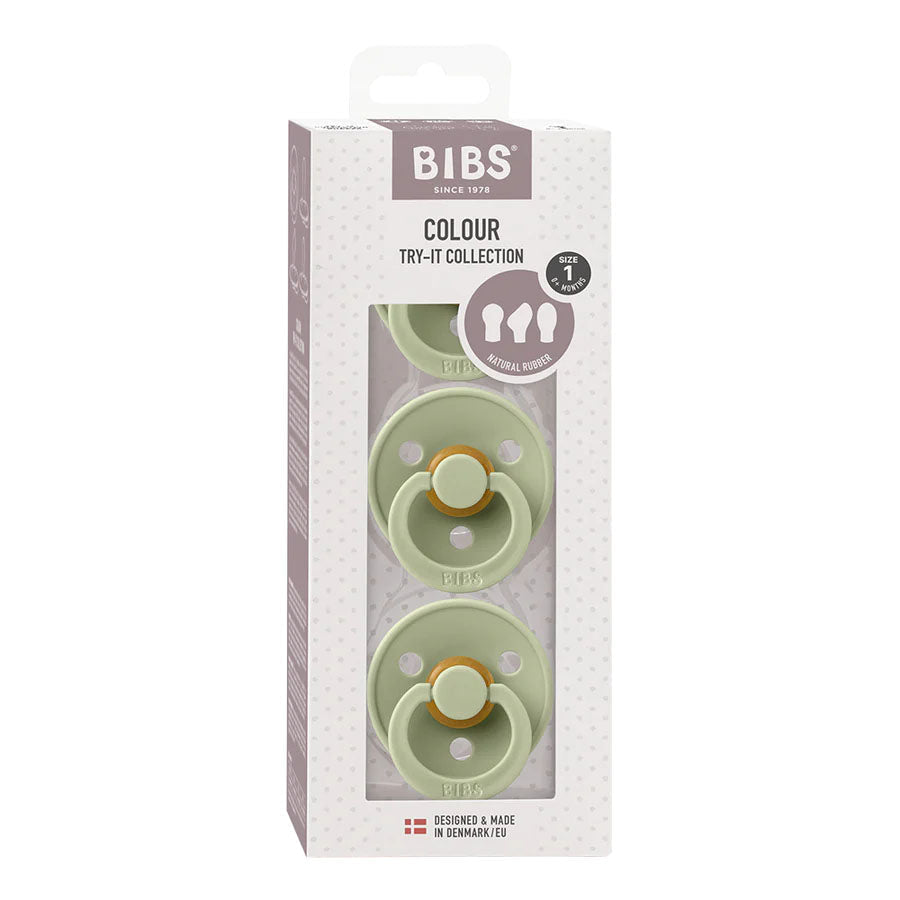 BIBS Try-It-Collection Dummies 3 Pack - Sage - View 5