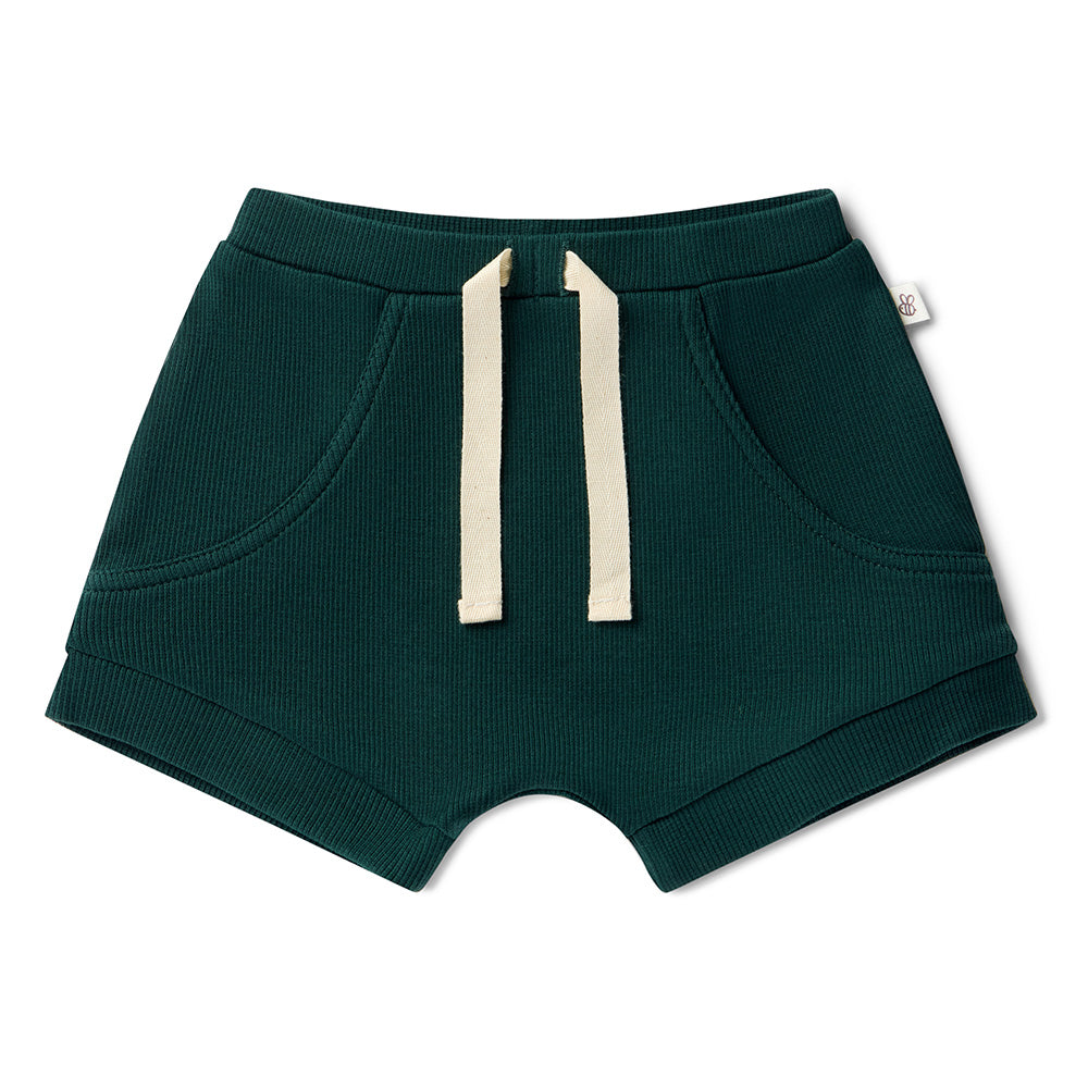 Emerald Organic Shorts - View 2
