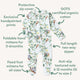 Eucalypt Organic Snuggle Sleepsuit Zip Footie - Thumbnail 4
