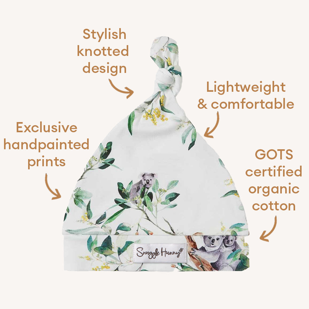 Eucalypt Organic Knotted Beanie - View 4