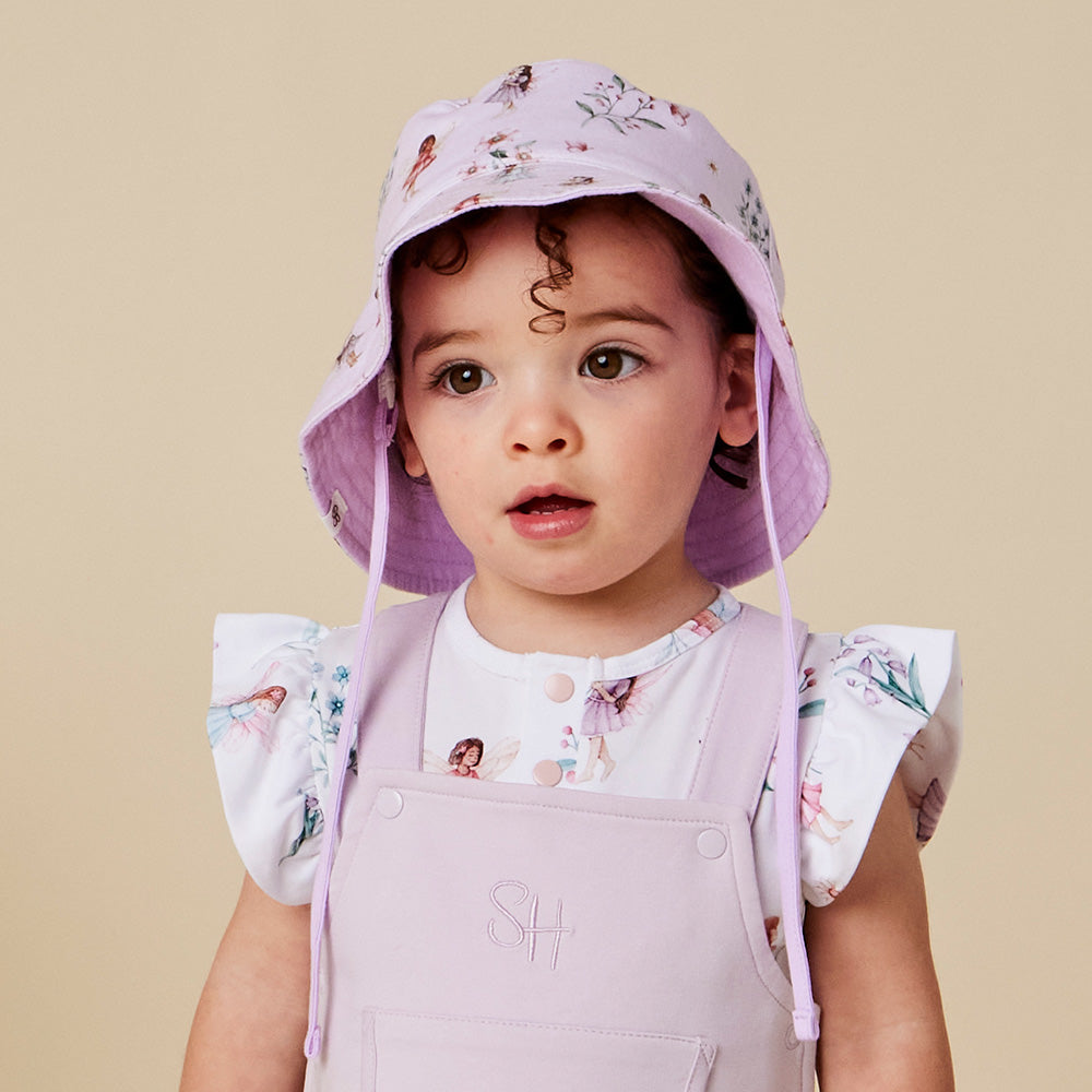 Fairy Dust Reversible Cotton Bucket Hat - View 4