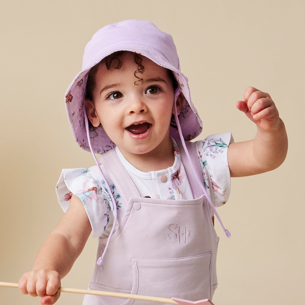 Fairy Dust Reversible Cotton Bucket Hat - View 6