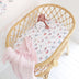 Fairy Garden Organic Bassinet Sheet / Change Pad Cover | Snuggle Hunny