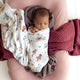 Fairy Garden Organic Jersey Wrap & Topknot Set - Thumbnail 7