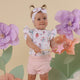 Fairy Garden Short Sleeve Organic Bodysuit with Frill - Thumbnail 10