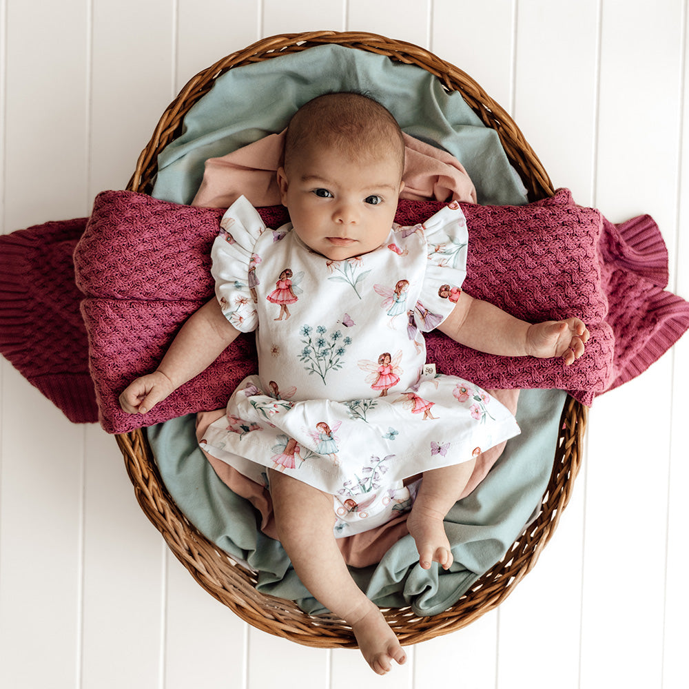 Fairy Garden Short Sleeve Organic Dress - View 12