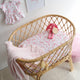Flamingos Organic Bassinet Sheet / Change Pad Cover - Thumbnail 6