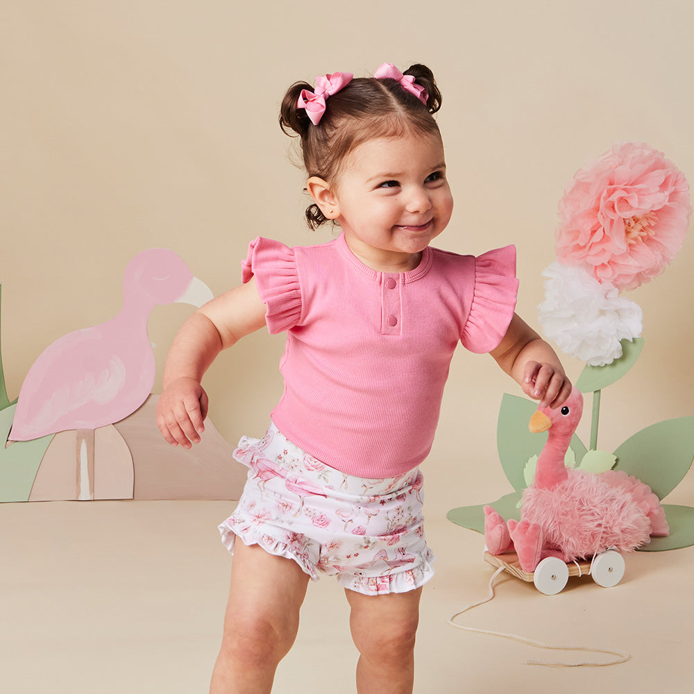 Flamingos Organic Bloomers - View 14