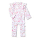 Flamingos Organic Snugglesuit Convertible Romper with Frill - Thumbnail 2