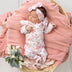 Flamingos Organic Snugglesuit Convertible Romper with Frill | Snuggle Hunny