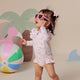 Flamingos Frill Swimsuit - Thumbnail 16