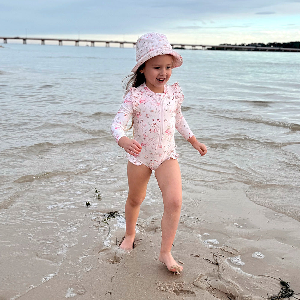 Flamingos Frill Swimsuit - View 7