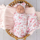 Flamingos Organic Jersey Wrap & Topknot Set - Thumbnail 1