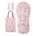 Flamingos Pram Liner & Strap Cover Set | Snuggle Hunny