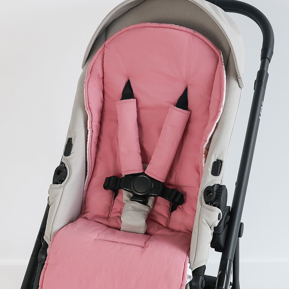 Flamingos Universal Reversible Pram Strap Covers - View 3
