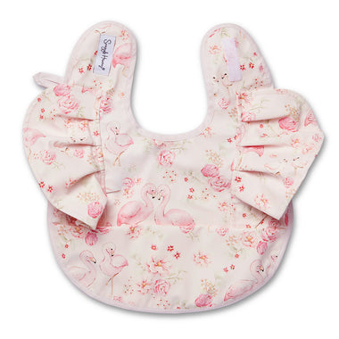 Flamingos Frill Snuggle Bib | Snuggle Hunny