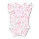 Flamingos Short Sleeve Organic Bodysuit with Frill - Thumbnail 2