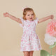 Flamingos Short Sleeve Organic Dress - Thumbnail 4