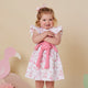 Flamingos Short Sleeve Organic Dress - Thumbnail 13