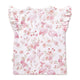 Flamingos Organic Short Sleeve Top with Frill - Thumbnail 6
