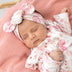 Flamingos Organic Topknot | Snuggle Hunny