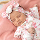 Flamingos Organic Topknot - Thumbnail 1