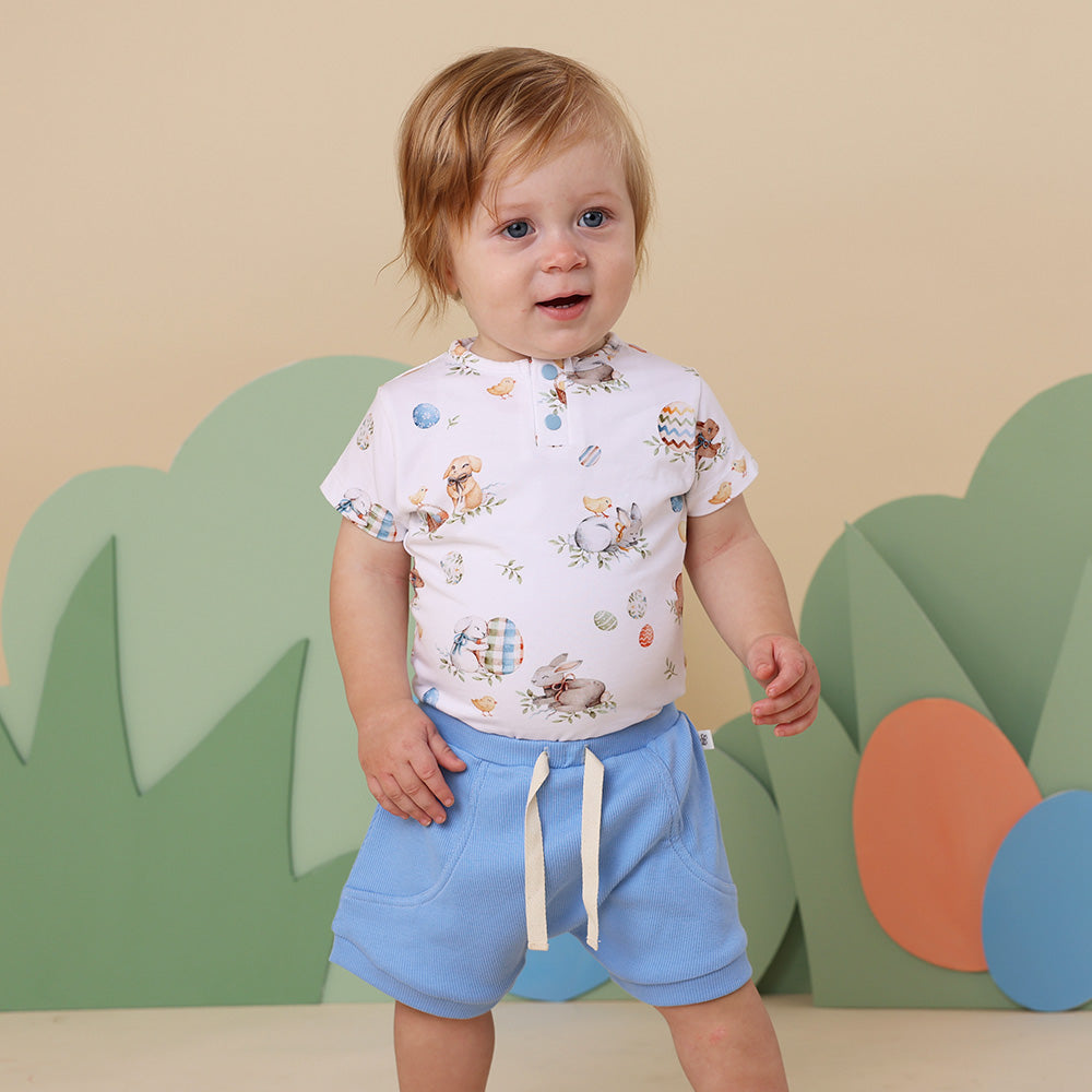 Flopsy Bunnies Short Sleeve Organic Bodysuit - View 4