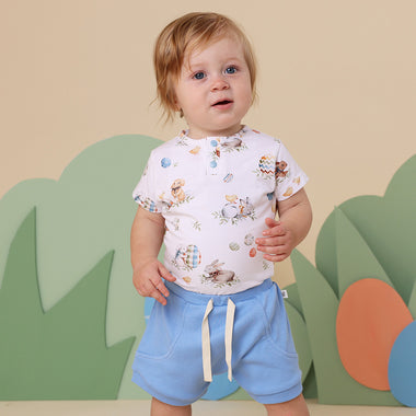 Flopsy Bunnies Short Sleeve Organic Bodysuit | Snuggle Hunny
