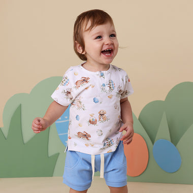 Flopsy Bunnies Organic Short Sleeve Top | Snuggle Hunny