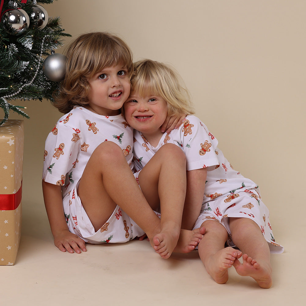 Gingerbread Organic Kids PJ Set - View 8
